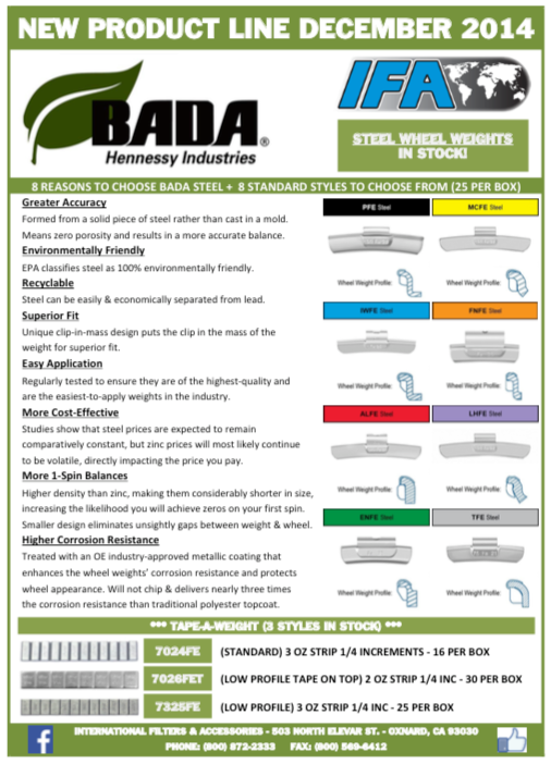 End of 2014 Product Flyer – Bada Hennessy Industries Steel ...